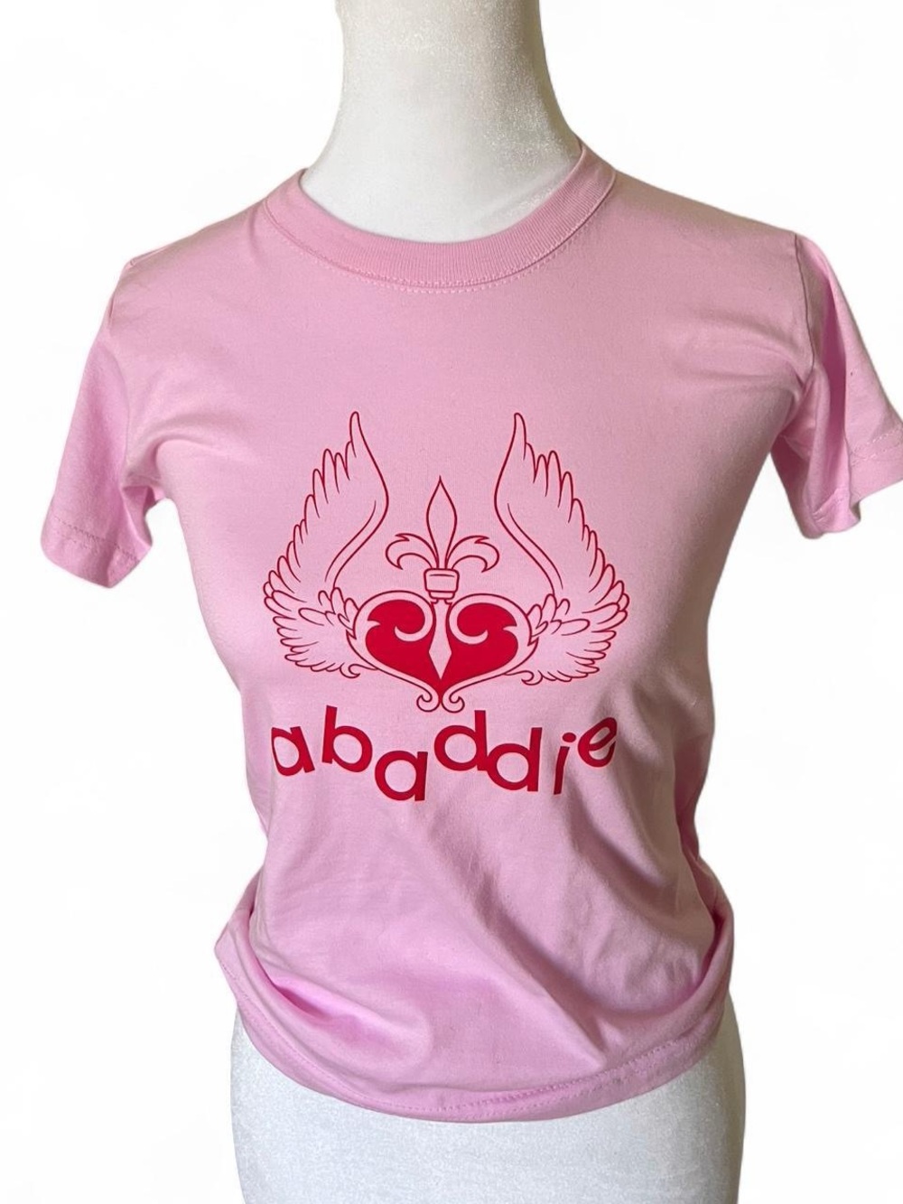 Abaddie Pink Graphic tee T-Shirt
